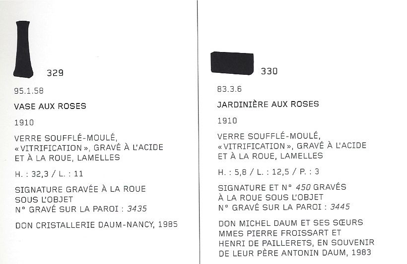 Miniature Daum Flower Vase